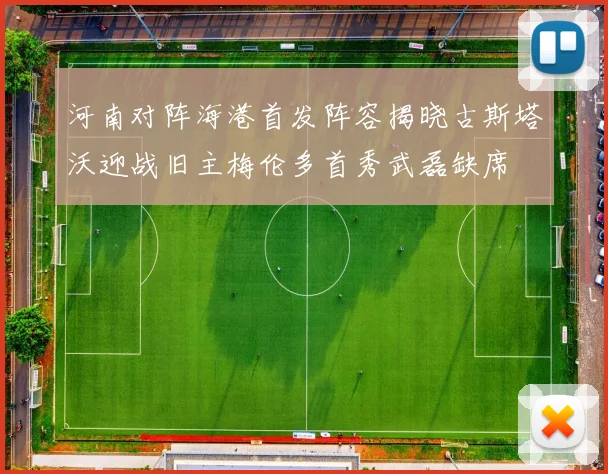 河南对阵海港首发阵容揭晓古斯塔沃迎战旧主梅伦多首秀武磊缺席